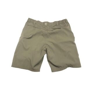 Wrangler Shorts Mens 40 Green Cargo Polyester Microfiber Pockets 10 Inseam